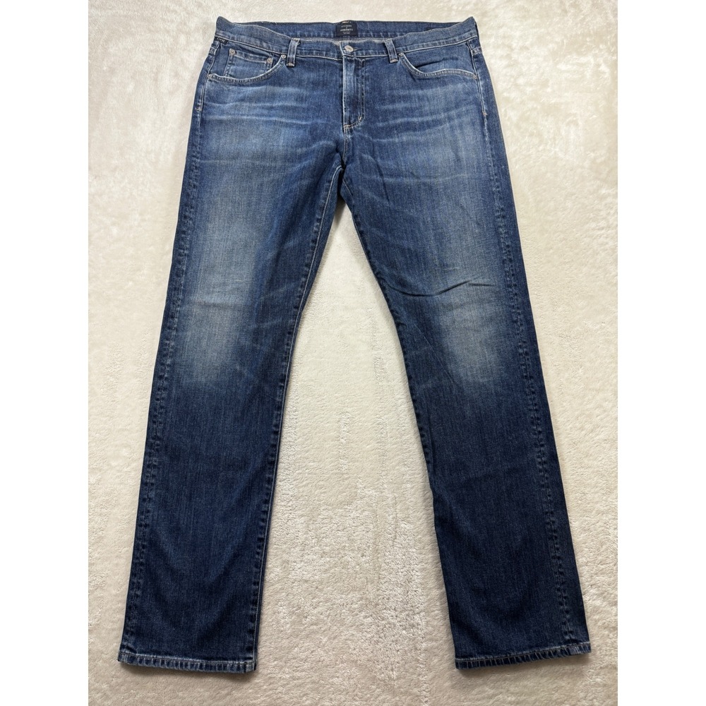 Citizens of Humanity Mens Gage Classic Straight Blue Jeans 36 Meas: 37x32.5